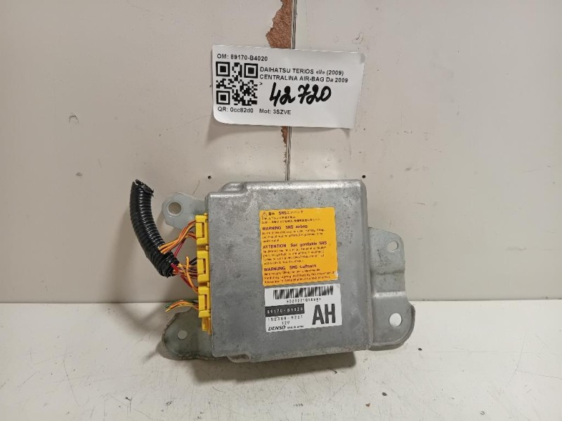 Centralina Air-bag 89170-B4020 Daihatsu Terios II 2009