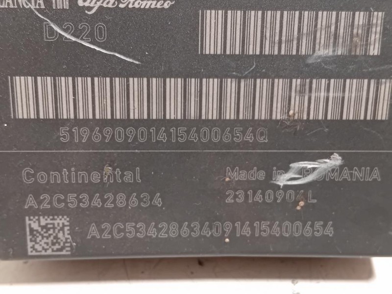 Centralina Air-bag 51969090 Fiat 500L 2013