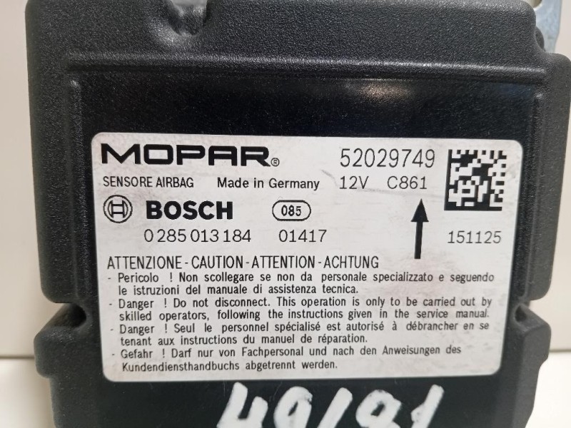 Centralina Air-bag 52029749 Fiat 500X 2015