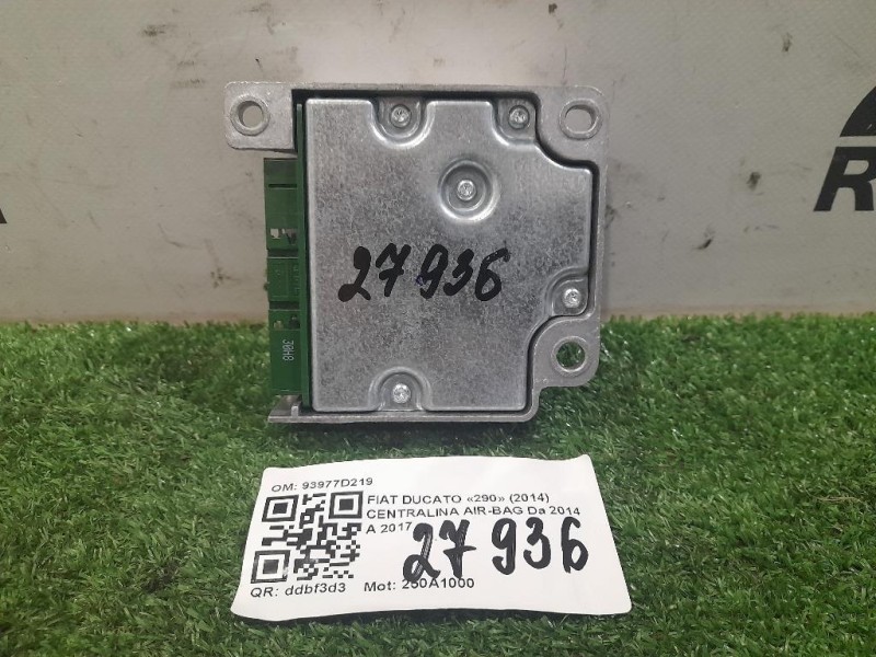 Centralina Air-bag 93977D219 Fiat Ducato 290 2014