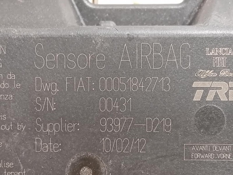 Centralina Air-bag 00051842713 Fiat Panda III 2012