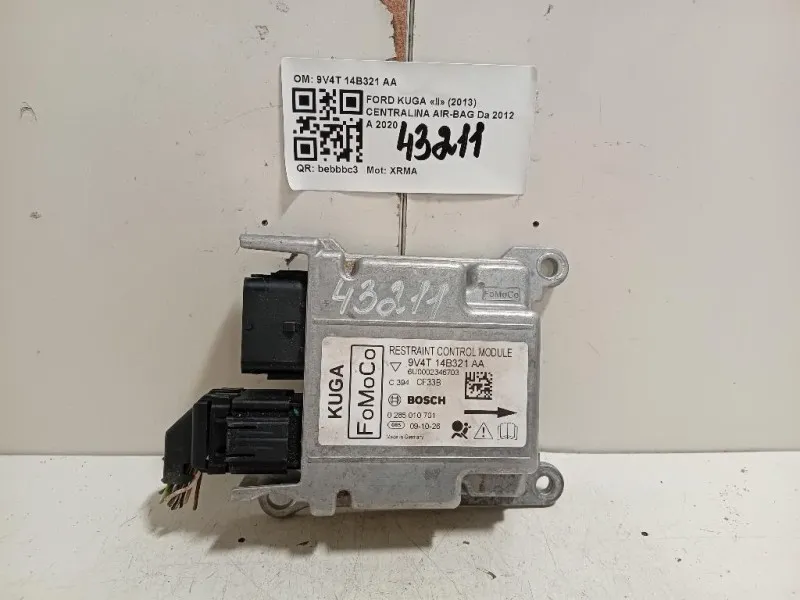 Centralina Air-bag 9V4T 14B321 AA Ford KUGA II 2013