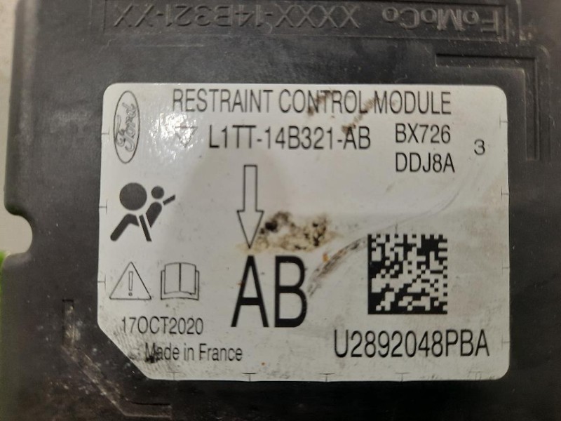 Centralina Air-bag L1TT-14B321-AB Ford PUMA II 2019