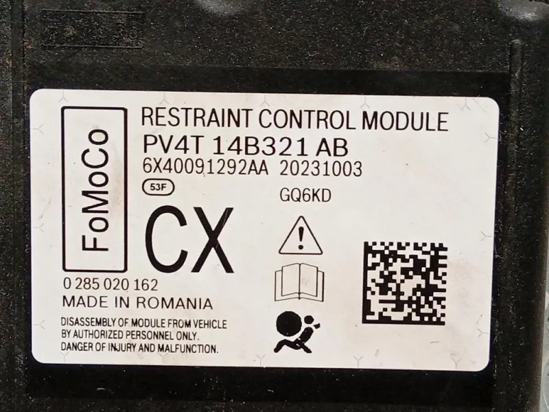Centralina Air-bag PV4T 14B321 AB Ford PUMA II 2024