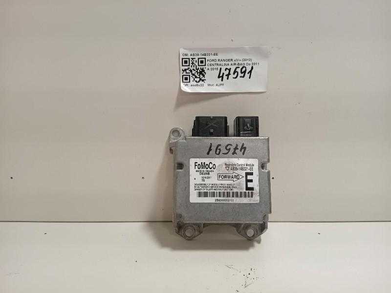 Centralina Air-bag AB39-14B321-EE Ford Ranger IV 2012