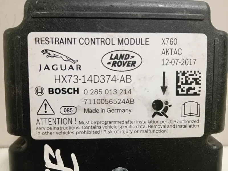 Centralina Air-bag HX73-14D374-AB Jaguar XE 2015