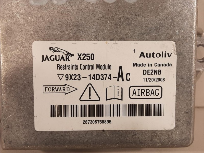 Centralina Air-bag 9X23-14D374-AC Jaguar XF I 2008