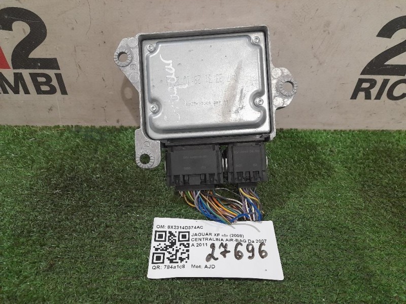 Centralina Air-bag 8X2314D374AC Jaguar XF I 2008