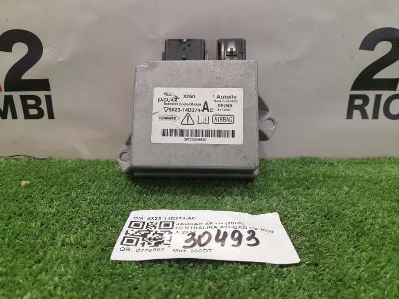 Centralina Air-bag 8X23-14D374-AC Jaguar XF I 2008