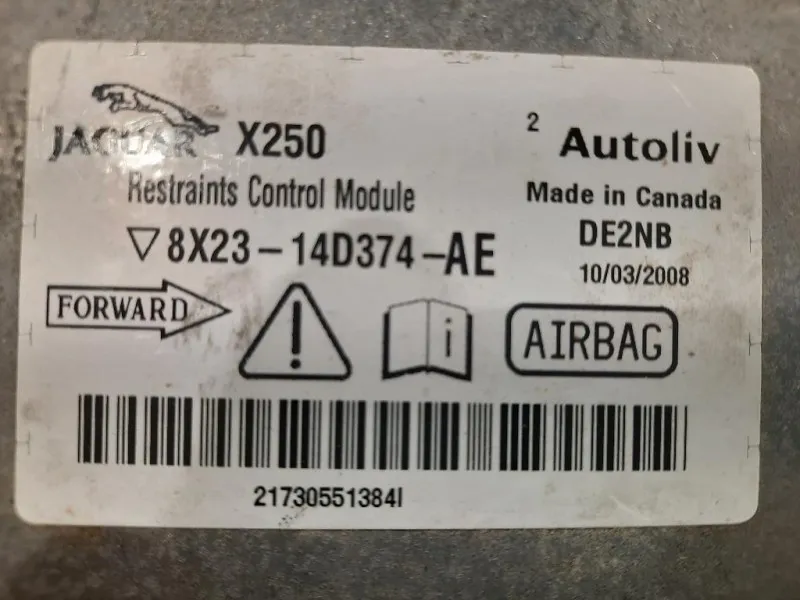 Centralina Air-bag 8X23-14D374-AE Jaguar XF I 2011