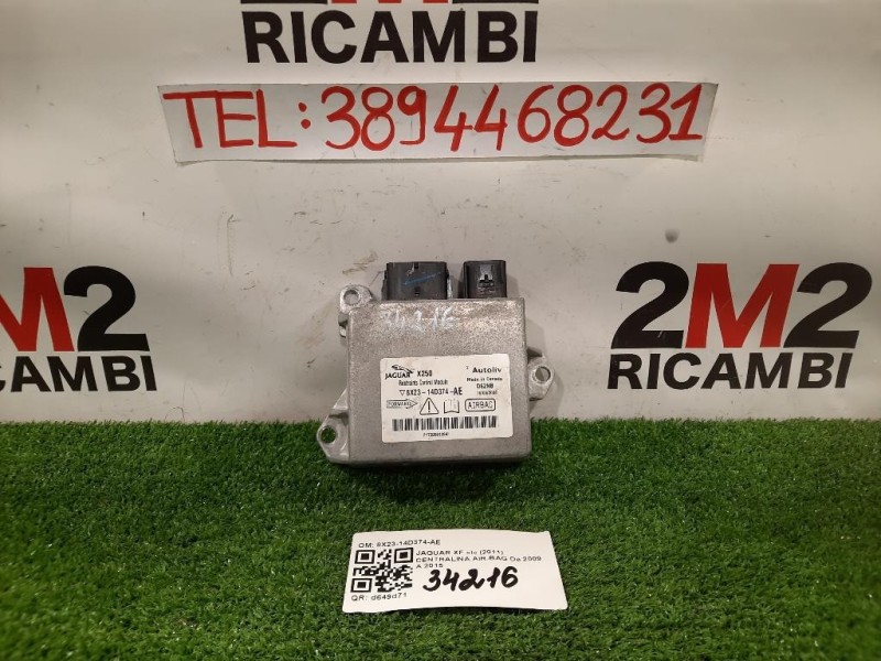 Centralina Air-bag 8X23-14D374-AE Jaguar XF I 2011