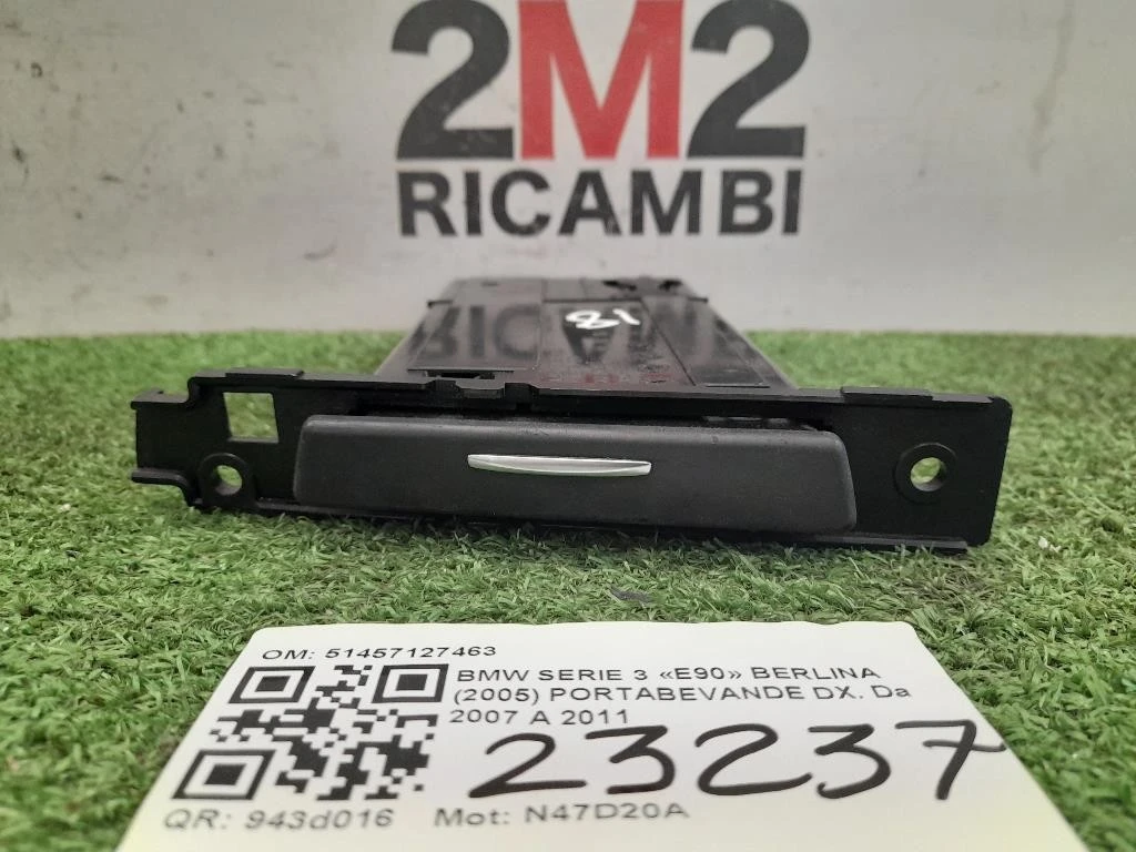 Portabevande DX 51457127463 Bmw Serie 3 E90 Berlina 2005