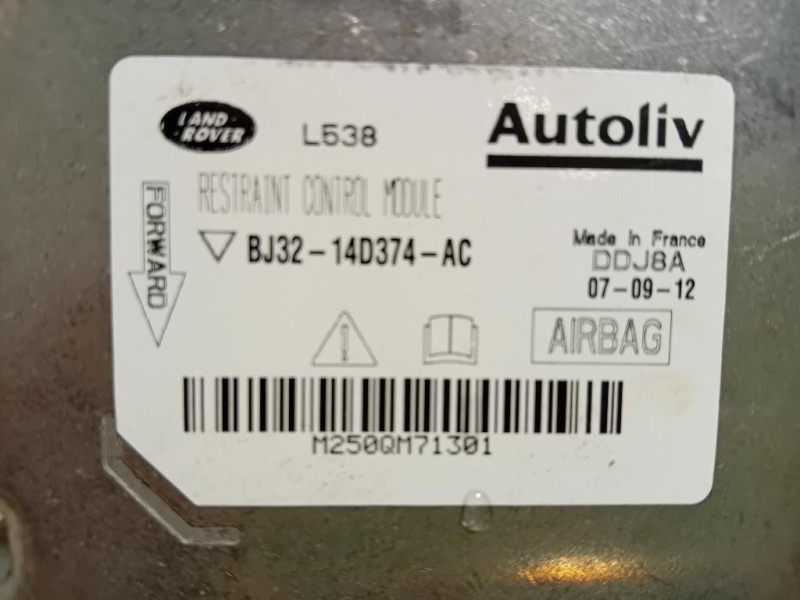 Centralina Air-bag BJ32-14D374-AC Land Rover Range Rover Evoque I 2011