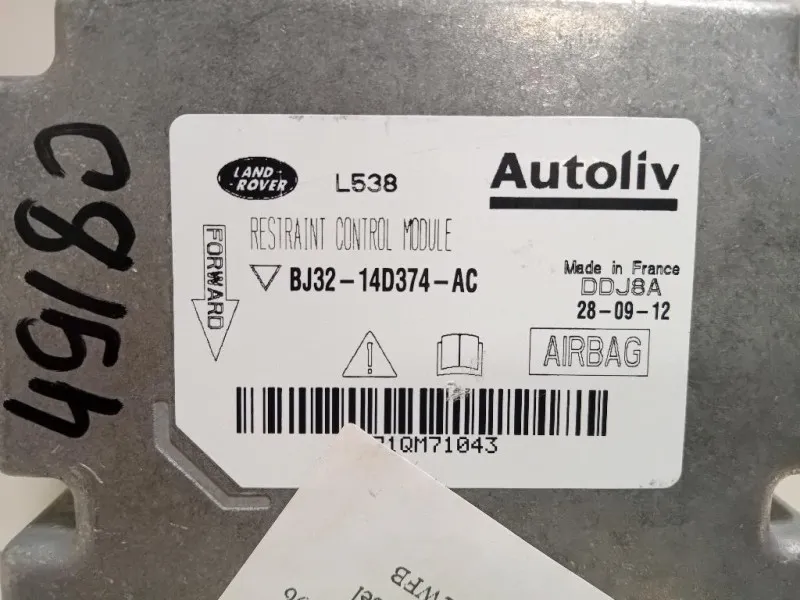 Centralina Air-bag BJ32-14D374-AC Land Rover Range Rover Evoque I 2011