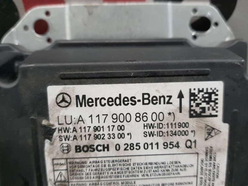 Centralina Air-bag A1179008600 Mercedes Classe A W176 2013