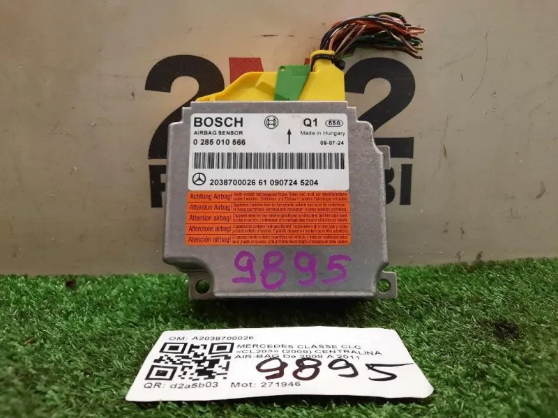 Centralina Air-bag A2038700026 Mercedes Classe CLC Cl203 2008