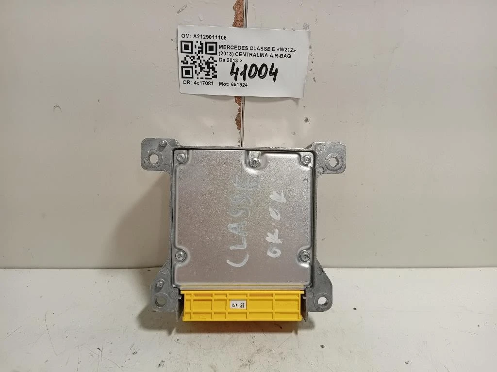 Centralina Air-bag A2129011105 Mercedes Classe E W212 2013
