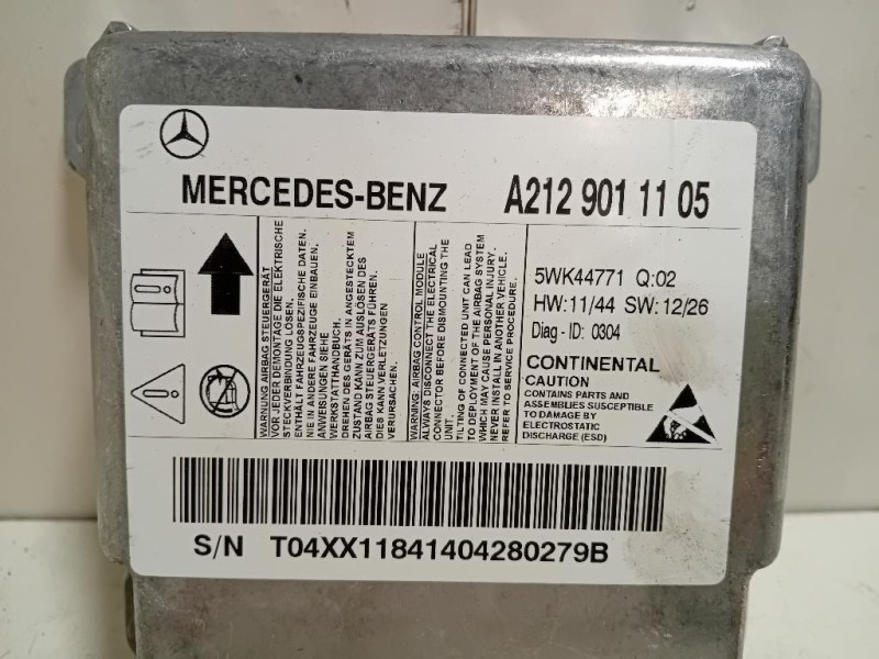 Centralina Air-bag A2129011105 Mercedes Classe E W212 2013