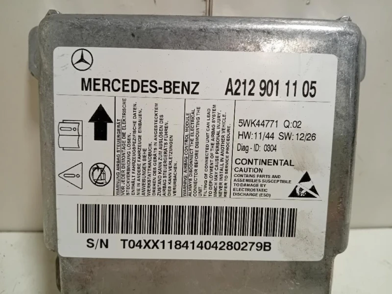 Centralina Air-bag A2129011105 Mercedes Classe E W212 2013