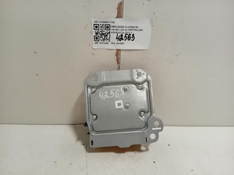 Centralina Air-bag A1669001709 Mercedes Classe ML W166 2012