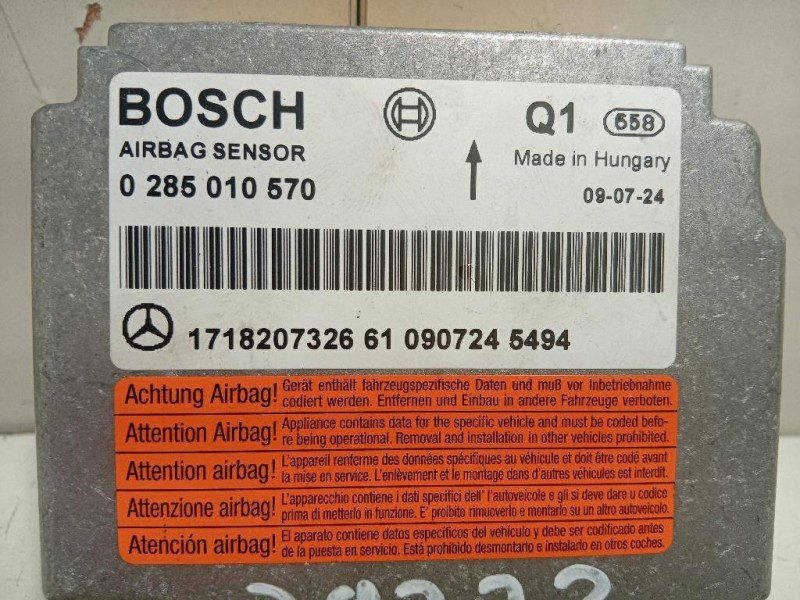 Centralina Air-bag 1718207326 Mercedes Classe SLK R171 2004