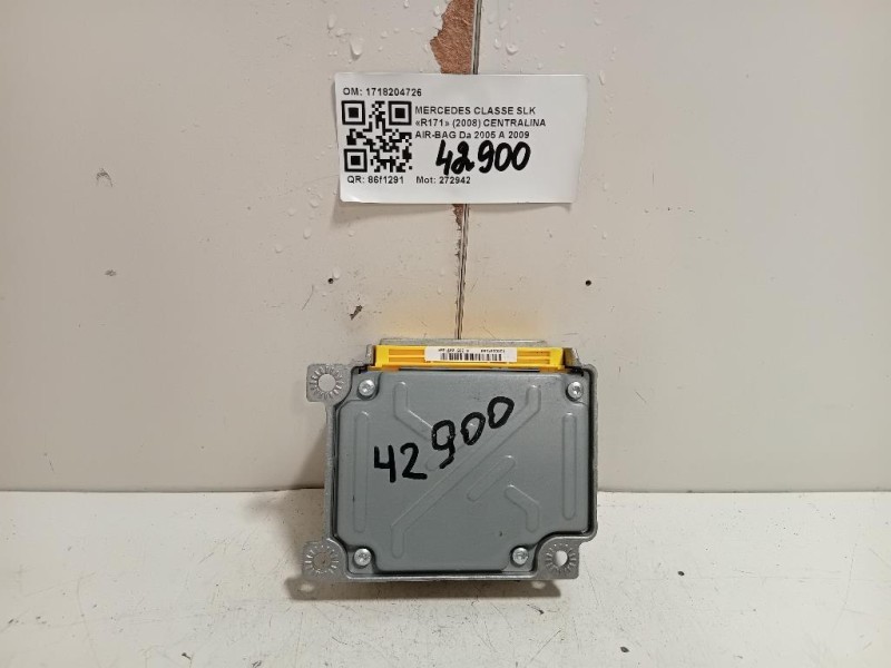 Centralina Air-bag 1718204726 Mercedes Classe SLK R171 2008