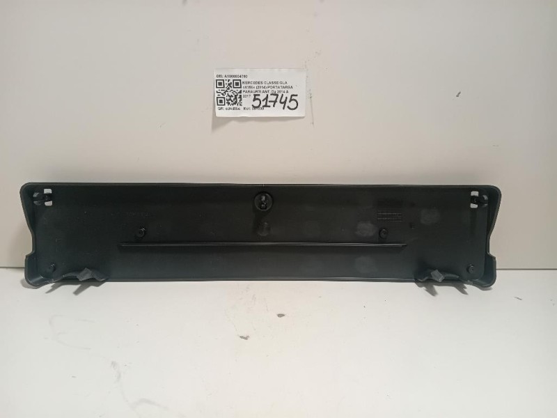 Portatarga Paraurti ANT A1568804700 ANT Mercedes Classe GLA X156 2014