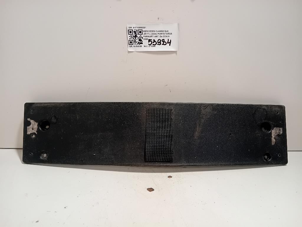 Portatarga Paraurti ANT A1718850081 Mercedes Classe SLK R171 2004