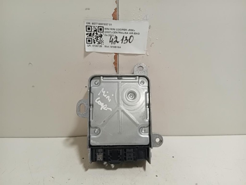 Centralina Air-bag 6577 9381837 01 Mini MINI Cooper R56 2007
