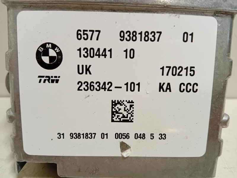 Centralina Air-bag 6577 9381837 01 Mini MINI Cooper R56 2007