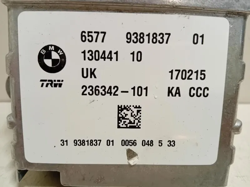 Centralina Air-bag 6577 9381837 01 Mini MINI Cooper R56 2007