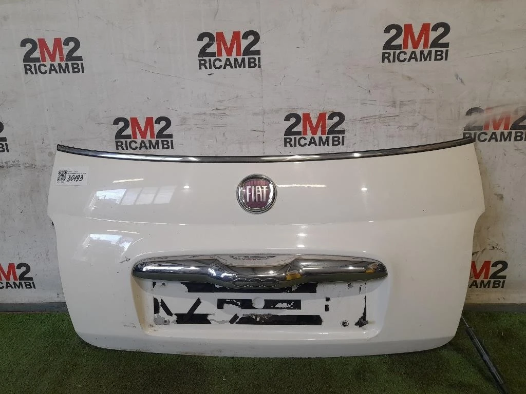 Portatarga POST Fiat 500 C 2008