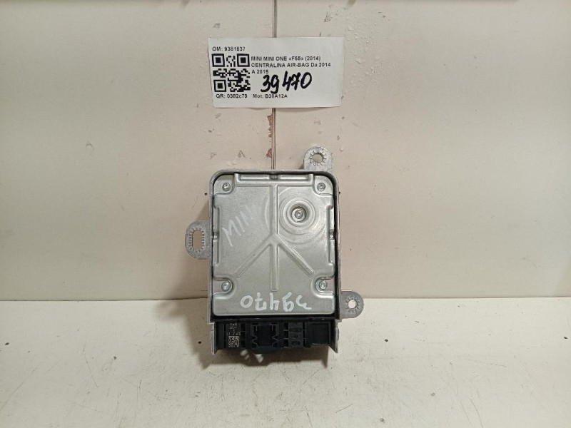 Centralina Air-bag 9381837 Mini MINI ONE F55 2014