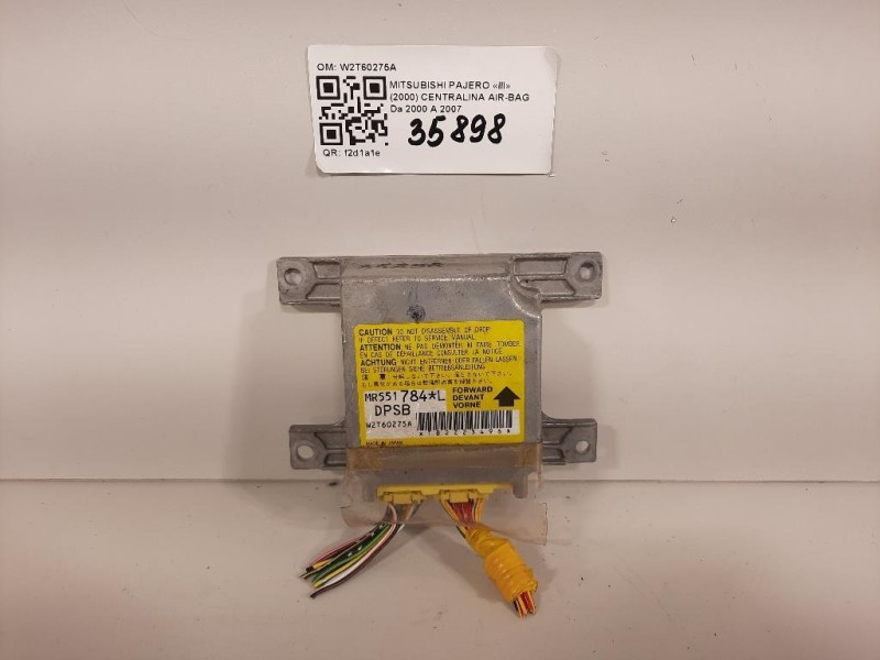 Centralina Air-bag W2T60275A Mitsubishi Pajero III 2000