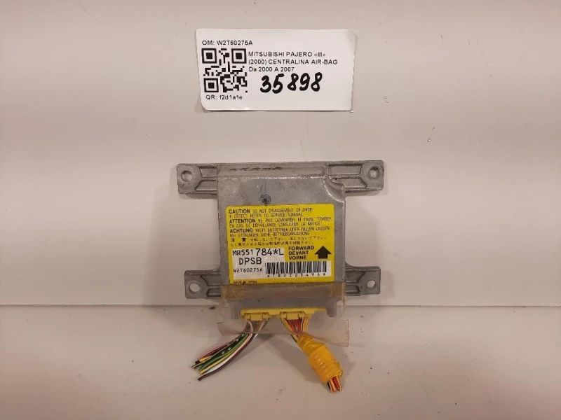 Centralina Air-bag W2T60275A Mitsubishi Pajero III 2000