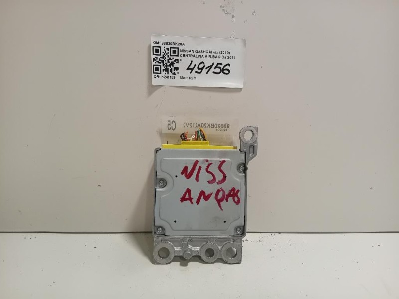 Centralina Air-bag 98820BK20A Nissan Qashqai I 2010