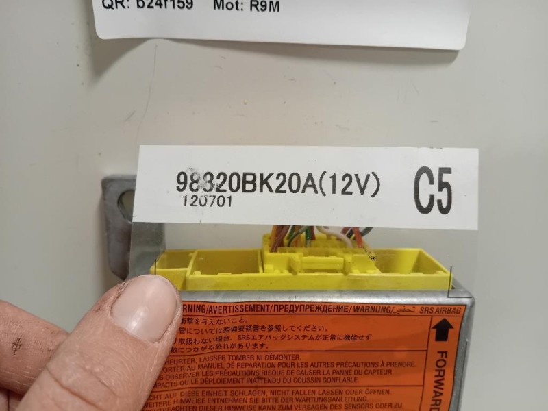 Centralina Air-bag 98820BK20A Nissan Qashqai I 2010