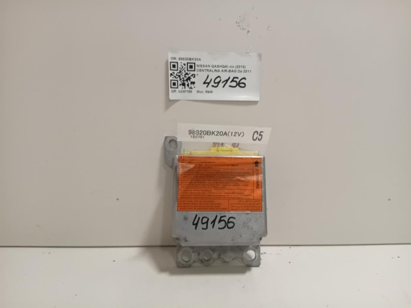 Centralina Air-bag 98820BK20A Nissan Qashqai I 2010