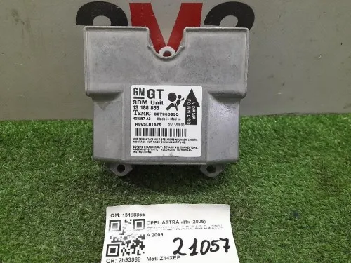 Centralina Air-bag 13188855 Opel Astra H 2005