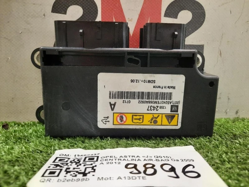 Centralina Air-bag 13582437 Opel Astra J 2010