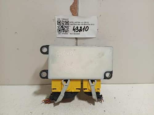 Centralina Air-bag 13582437 Opel Astra J 2012