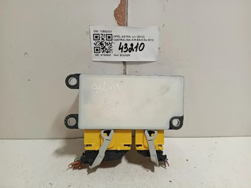 Centralina Air-bag 13582437 Opel Astra J 2012