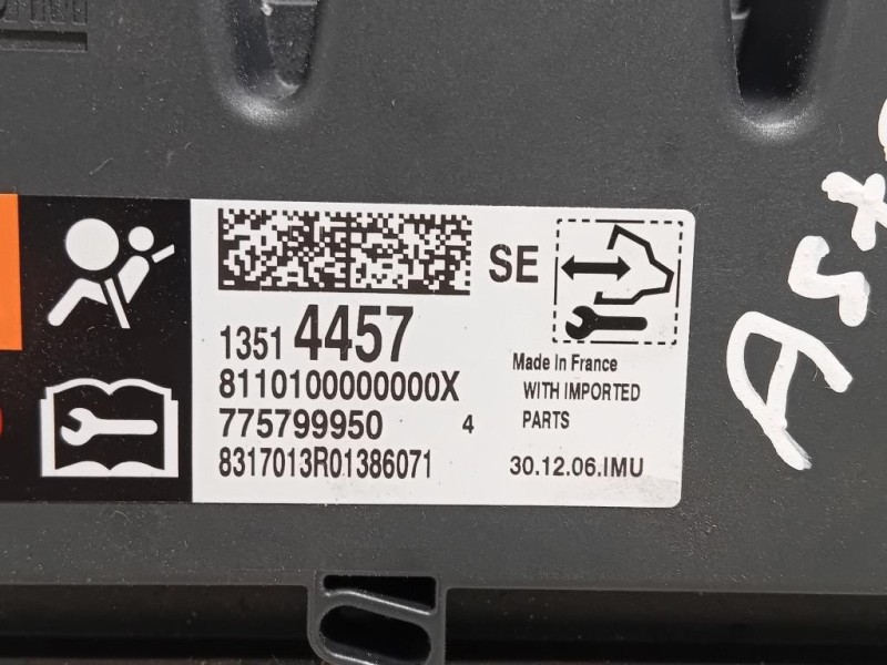 Centralina Air-bag 13514457 Opel Astra K 2016