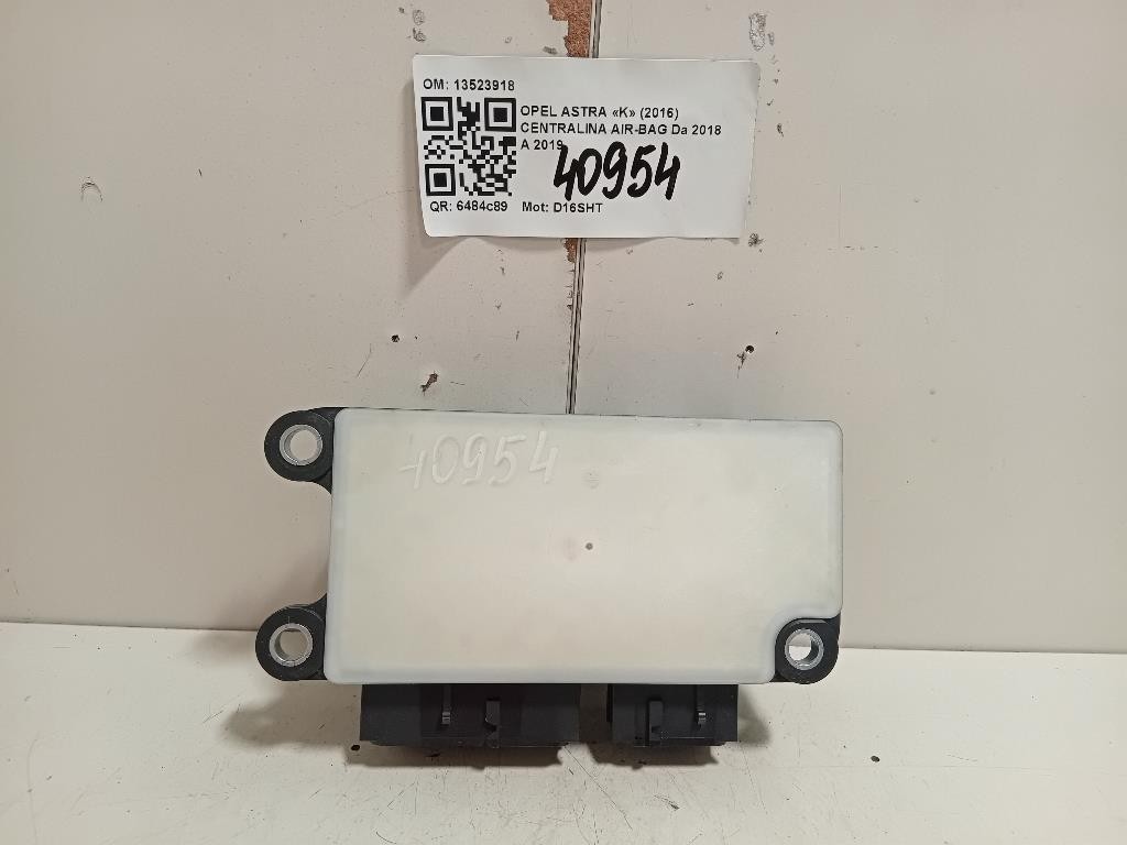 Centralina Air-bag 13523918 Opel Astra K 2016