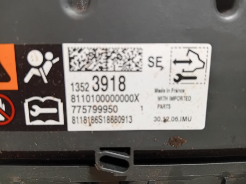 Centralina Air-bag 13523918 Opel Astra K 2016