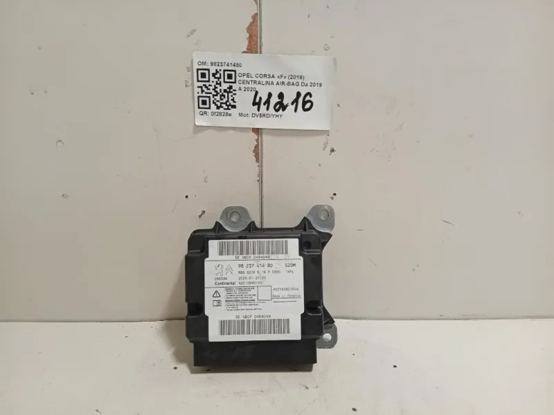Centralina Air-bag 9823741480 Opel Corsa F 2019