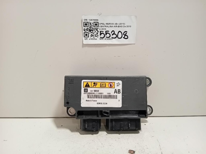 Centralina Air-bag 13576859 Opel Meriva B 2010