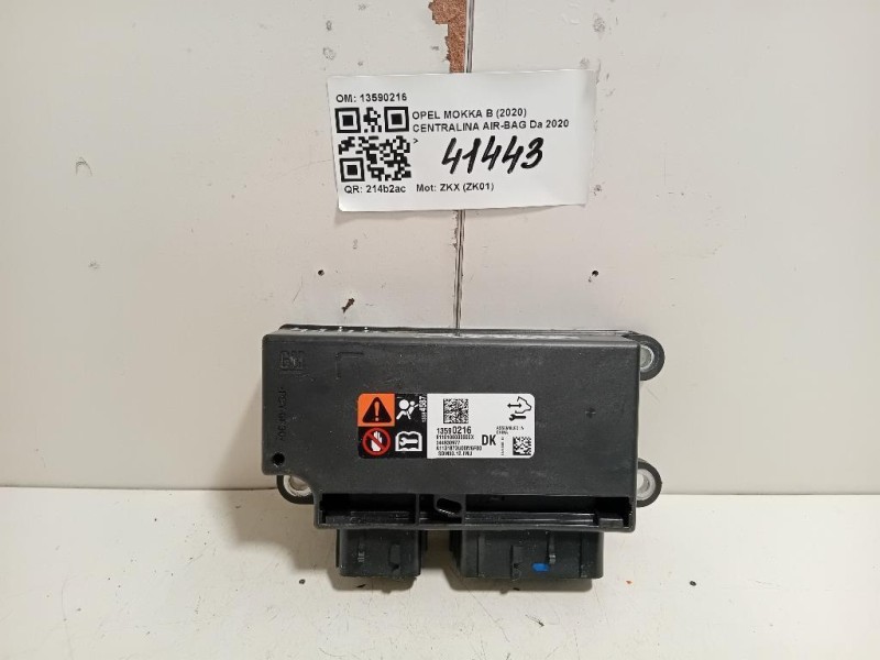 Centralina Air-bag 13590216 Opel Mokka B 2020