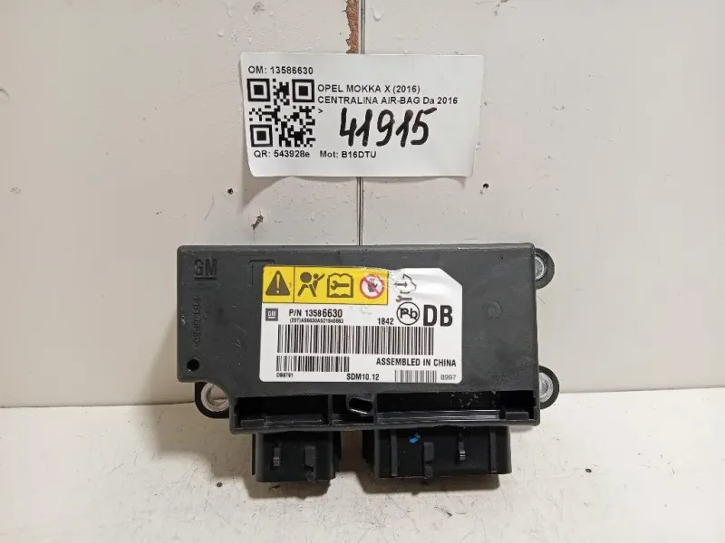 Centralina Air-bag 13586630 Opel Mokka X 2016