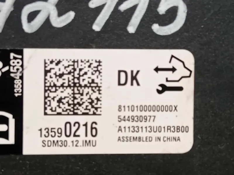 Centralina Air-bag 13586630 Opel Mokka X 2016